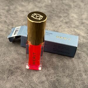 Merit Shade Slick Gelée Sheer Tinted Lip Oil Les Deux 7 ml / 0.23 fl oz NEW